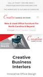 Mobile Screenshot of creativebusinessnc.com